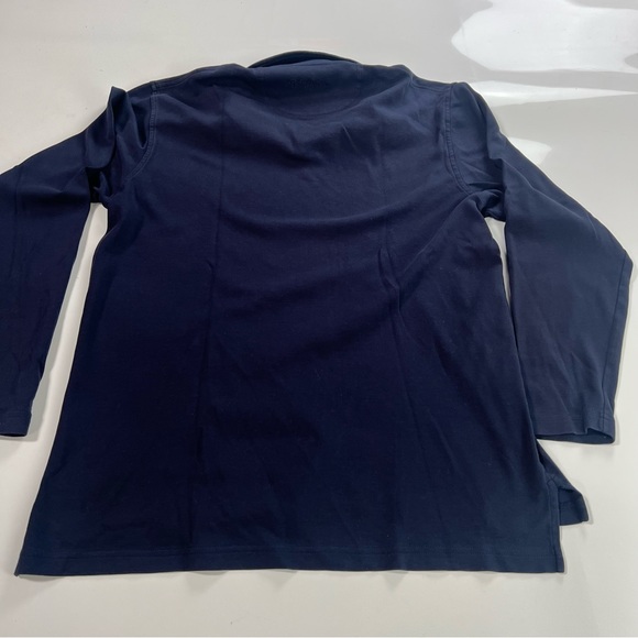 Bobby Jones men’s blue half button up shirt s m140-1 - Picture 2 of 3